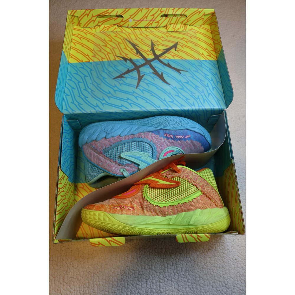 Puma MB.01 Rick and Morty LaMelo Ball Mismatched Basketball Shoes 312130-01 7.5 - Picture 11 of 12
